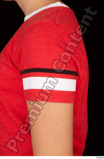 Ruby arm dressed red t shirt shoulder upper body 0001.jpg